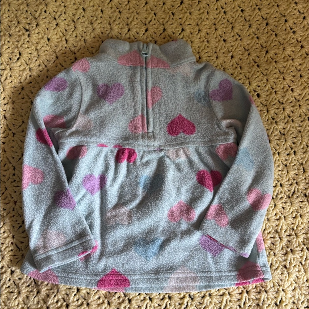 🦋10/$20 The Children's Place Gray and Pink Fleece Sweatshirt